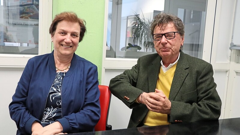 Rita Hilmer und Gerhard Schmid von der Bürgerstiftung.