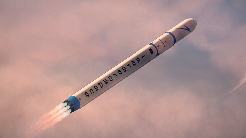 Das computergenerierte Bild zeigt eine Trägerrakete des Raketenbauers Isar Aerospace (undatierte Aufnahme).