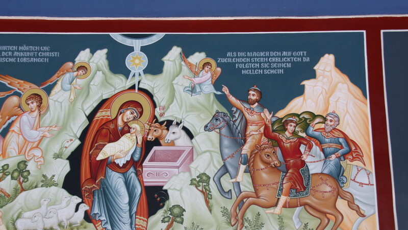 Das byzantinische Fresko in Niederalteich.