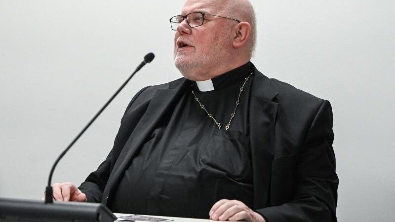 Kardinal Reinhard Marx bei der Eröffnung der Frühjahrs-Vollversammlung der Deutschen Bischofskonferenz (DBK).
