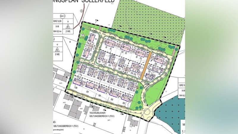 Mit dem Satzungsbeschluss hob der Gemeinderat die Planungen für das neue Baugebiet "Sollerfeld" über die nächste Hürde.