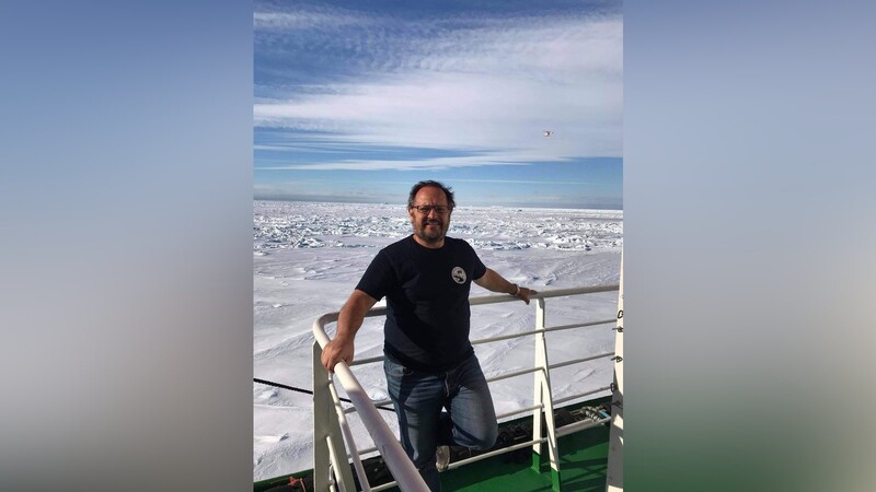 Tanguy Doron in seiner neuen Heimat: der Antarktis. Dort ist er als Koch auf der Forschungsstation "Neumayer III" tätig.