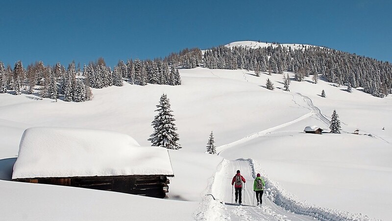 Winterwandern ist eine Form des bewussten, ungekünstelten Wintertourismus.