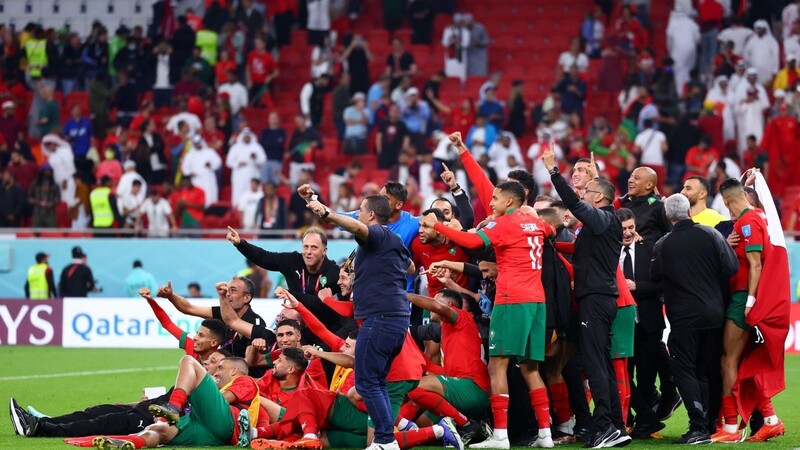 Marokko steht als erstes afrikanisches Team im Halbfinale einer WM.