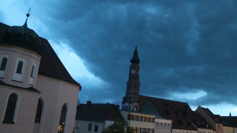 Unwetter in Straubing am Montag, 11.6.2018