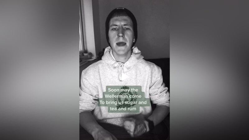 Nathan in seinem TikTok-Video.