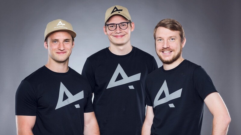Philipp Bauer, Lukas Beckerbauer und Thomas Rieder (von links). Die Gründer von "Alpletics".