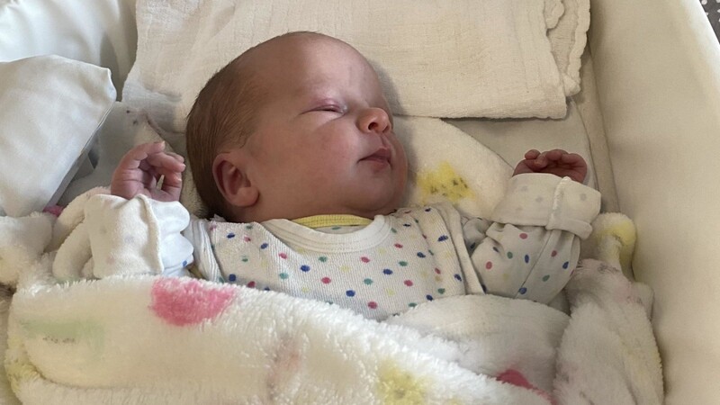 Die kleine Sophie-Silvia kam am 25. Dezember zur Welt.