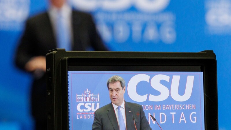 Markus Söder, CSU-Parteivorsitzender und Ministerpräsident von Bayern, spricht während einer Pressekonferenz am Rande der Winterklausur der CSU-Fraktion im bayerischen Landtag.