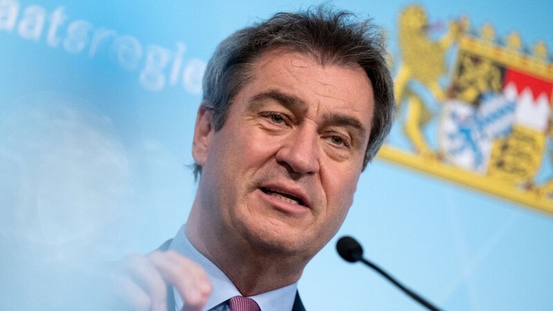 Markus Söder (CSU), Ministerpräsident von Bayern, nach einer Kabinettssitzung.