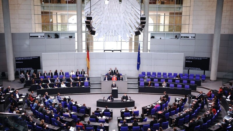 Der Bundestag in Berlin.