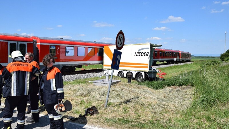 Am Bahnübergang Ostsiedlung ist es am Donnerstagnachmittag zu einem Unfall gekommen.