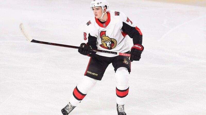 Drake Batherson durfte erstmals fürs NHL-Team der Ottawa Senators aufs Eis.