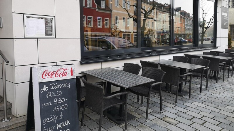 Ab Donnerstag ist Schluss: Im Café Mokka am Stadtplatz war am Mittwoch noch geöffnet, morgen ist zu.