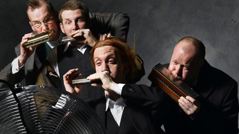 Das finnische Mundharmonika-Quartett Sväng