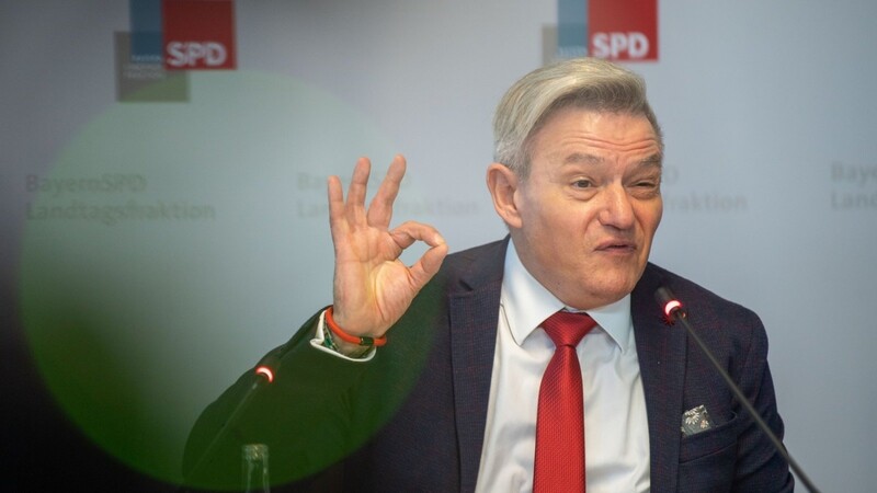 Horst Arnold, Fraktionsvorsitzender der Bayern-SPD im Landtag, ist von den schlechten Umfragewerten unbeeindruckt.