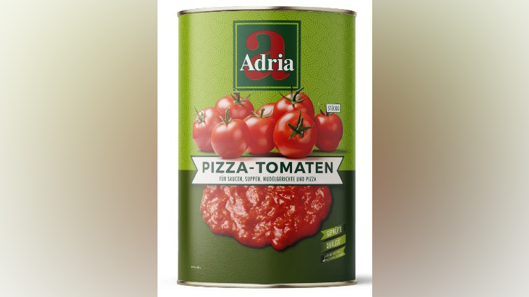 Es könnten Lackablösungen im Inneren der Konservendosen sein. Daher werden die ADRIA Pizza-Tomaten nun zurückgerufen.