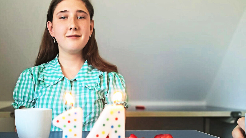 Viktoriya feiert ihren 14. Geburtstag: Nicht daheim in der Ukraine, sondern 1 600 Kilometer weit weg von ihrem Vater und ihrem Bruder.