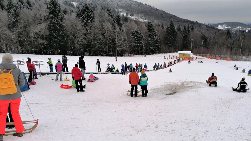 Wintersportfans konnten am Wochenende in Steinberg ihrer Leidenschaft frönen.