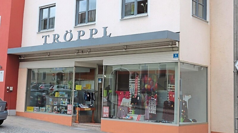Das Kaufhaus Tröppl - ein Familienunternehmen mit Tradition in Bogen - schließt im Juni.