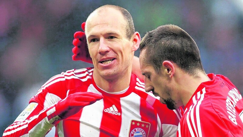 Auf Arjen Robben und Franck Ribéry wartet ein Abschiedsspiel in München. Doch beide sind noch aktiv.