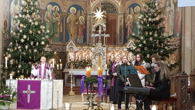 Der traditionelle Weihnachtsgottesdienst fand heuer wieder in der Klosterkirche statt.
