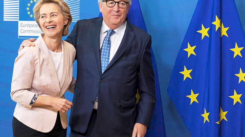 "Zwei wahre Europäer": Jean-Claude Juncker sichert Ursula von der Leyen Unterstützung zu.