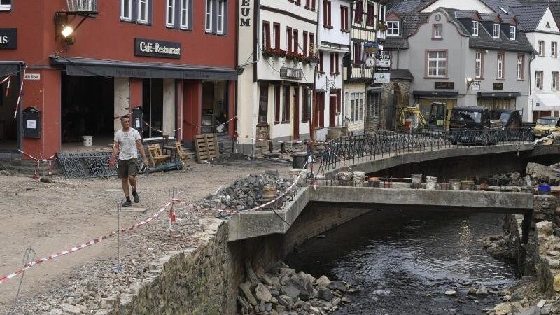 Bad Münstereifel - einen Monat nach der Hochwasserkatastrophe.
