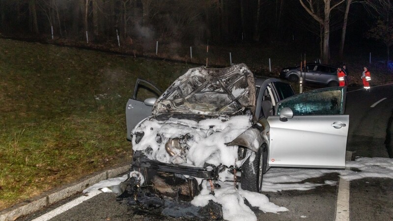 Am Auto entstand ein Totalschaden in Höhe von rund 10.000 Euro.