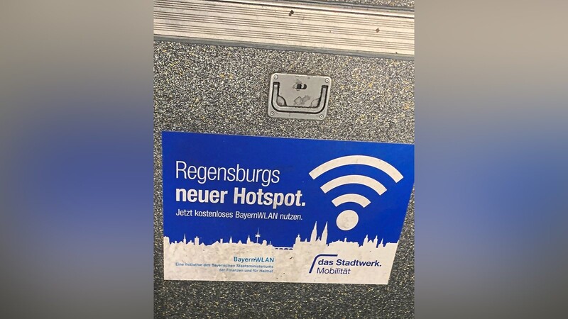 In ganz Regensburg gibt es mittlerweile öffentliche WLAN-Hotspots - mit gewaltigen Abrufzahlen.