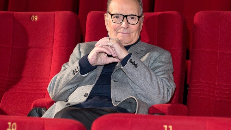Natürlich im Kinosessel: Ennio Morricone 2013 in Berlin