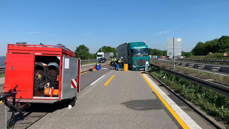 Auf der A3 bei Regensburg hat sich am Montagmorgen ein Unfall im Baustellenbereich ereignet.