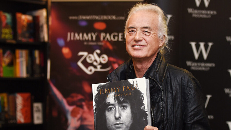 Ein Porträt des Künstlers als junger Mann: Jimmy Page 2014 bei der Präsentation seines Buchs "Jimmy Page by Jimmy Page" in London.