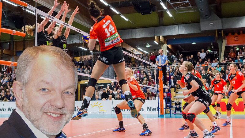 Albert Riedle will auch in Zukunft Erstliga-Volleyball in Straubing sehen.