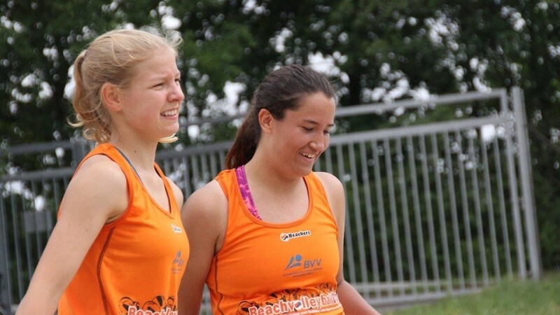 Marie Koloseus (links) und Ana Tigler (rechts) erreichten beim Bundespokal in Damp einen sehr guten dritten Platz (Foto: Keiling).