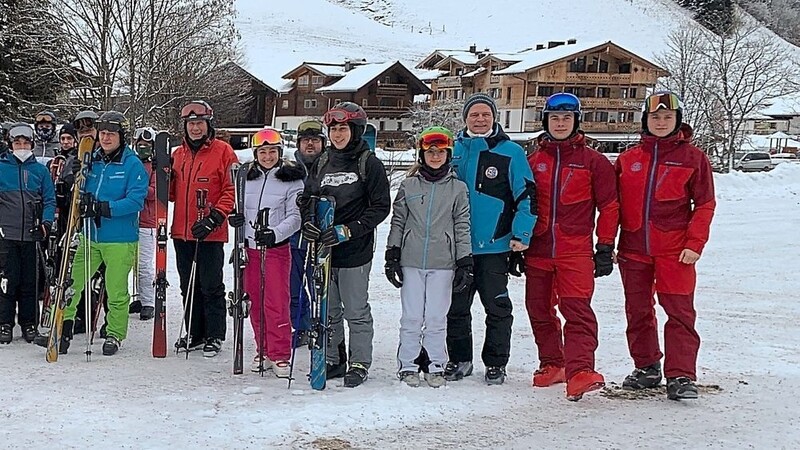 Die Mitglieder des Eichendorfer Skiclubs waren in Saalbach.