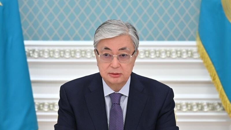 Der Präsident von Kasachstan Kassym-Jomart Tokajew.