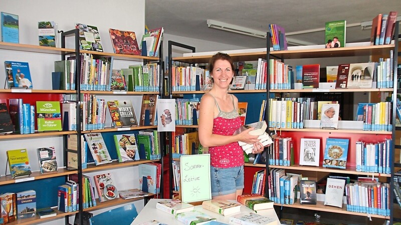 Bücherei-Leiterin Maria Sporrer.