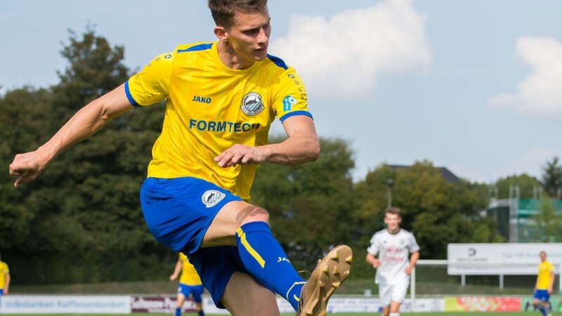 David Smolak hat den goldenen Treffer für den TSV Bogen in Rosenheim erzielt.
