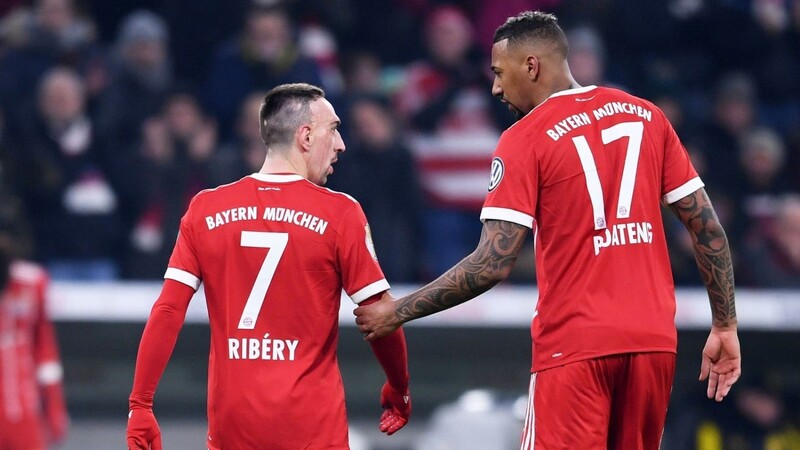 Sind in München geblieben: Jerome Boateng und Franck Ribery.