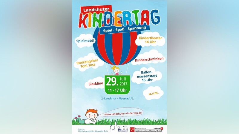 Viel geboten ist am Landshuter Kindertag am 29. Juli 2017 in der Landshut-Neustadt.