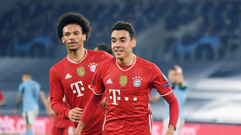 Erzielte das zwischenzeitliche 2:0 für den FC Bayern und ist dadurch mit 17 Jahren jüngster Champions-League-Torschütze in der Geschichte des deutschen Rekordmeisters: Jamal Musiala (rechts).