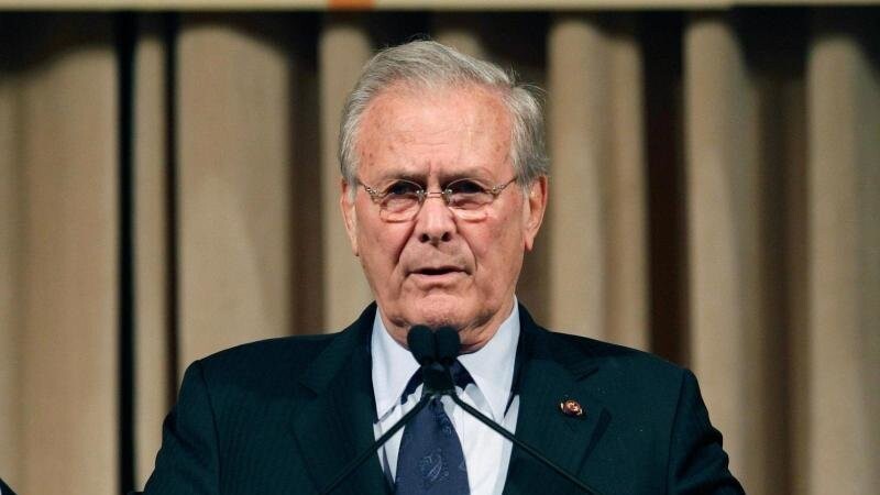 Donald Rumsfeld war von 2001 bis 2006 Pentagon-Chef unter dem damaligen Präsidenten George W. Bush.