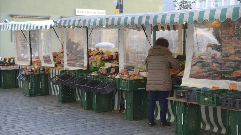 Ein Highlight mit Tradition: der Viktualienmarkt in Straubing.