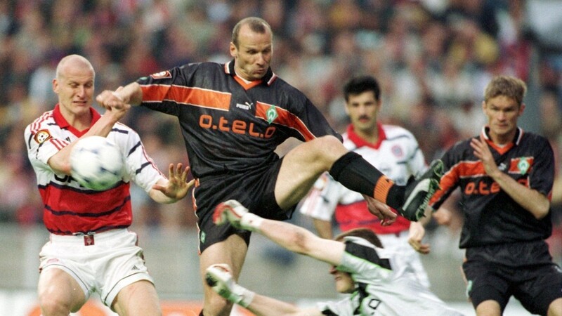 1999 trafen Werder und Bayern im Finale in Berlin aufeinander.