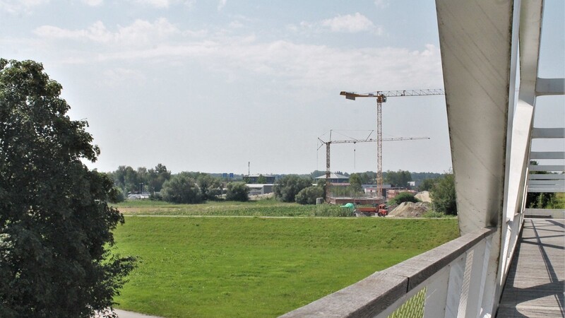 In der geplanten Campus-Erweiterung (Immersbühl) soll für einen möglichen Brückenkopf eine Fläche freigehalten werden. Dort ist bereits ein Studentenwohnheim in Bau.