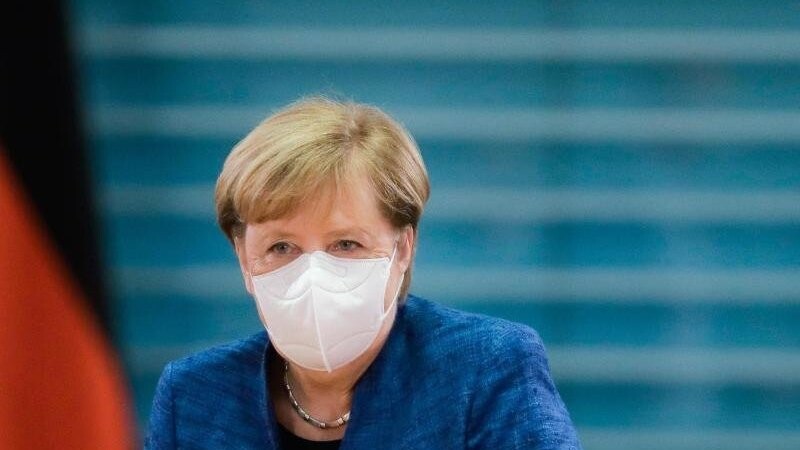 Angela Merkel bei einer Kabinettssitzung unter der Woche.