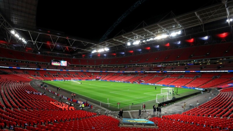 Im Londoner Wembley-Stadion findet das EM-Endspiel statt.