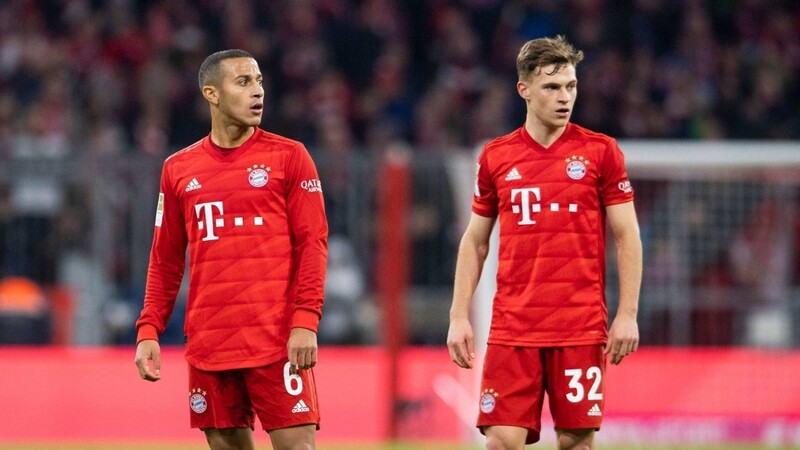 Wer ist der bessere Kopf für den FC Bayern im Mittelfeld? Spielmacher Thiago (links) oder Leverkusens Kai Havertz, an dem die Münchner interessiert sind? Die Antwort könnte Joshua Kimmich (rechts) lauten.