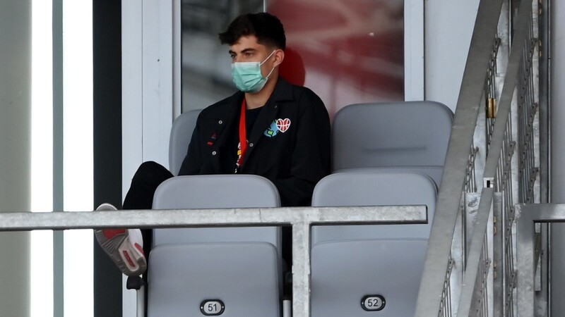 Bei der 2:4-Niederlage seines Teams daheim gegen den FC Bayern saß Leverkusens Mittelfeld-Motor Kai Havertz verletzt auf der Tribüne.